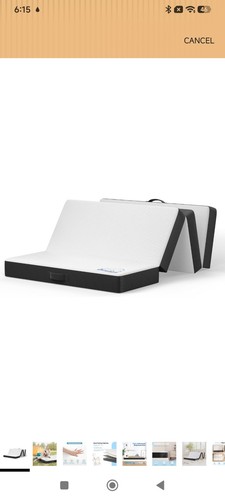 Folding mattress tri - mattress, foam