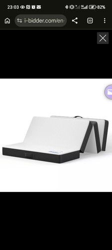 Folding mattress single - single, memory